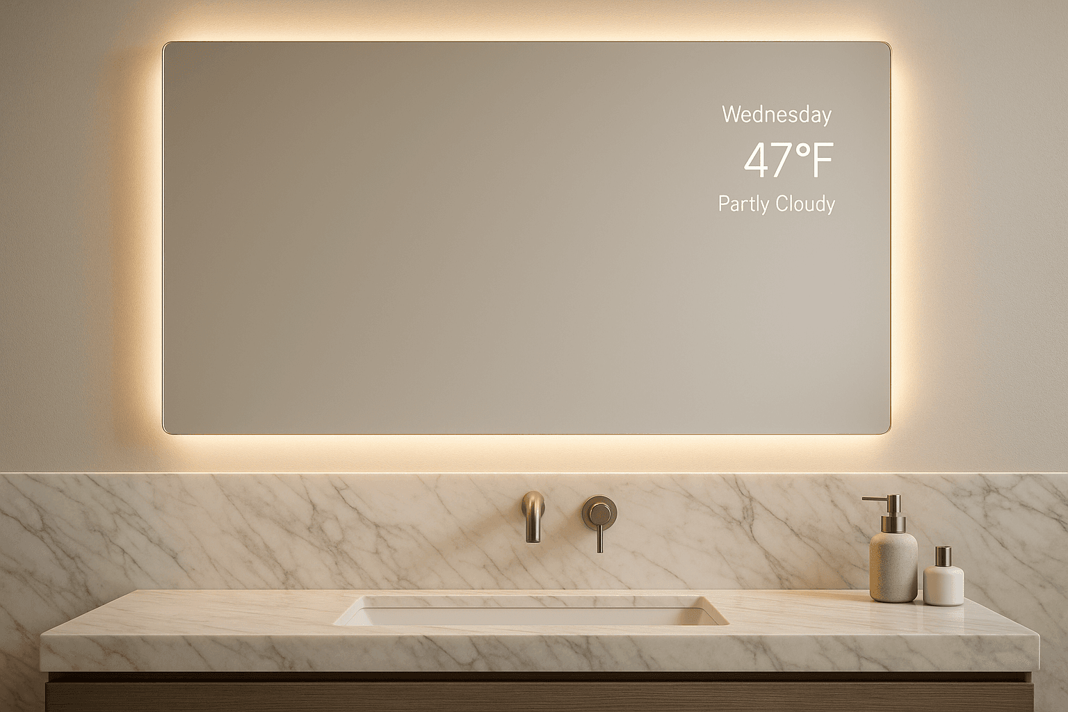 Cover Image for Smart Bathroom Mirror with TV: Transform Your Morning Routine with These Tech Solutions